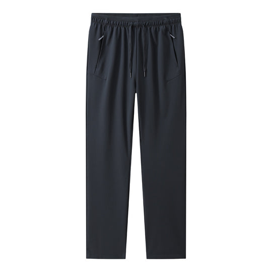 Herren Konische Travel-Jogginghose aus Funktionsjersey mit Elastbund, Kordelzug & verdeckten Reißverschlusstaschen Nord Taschen