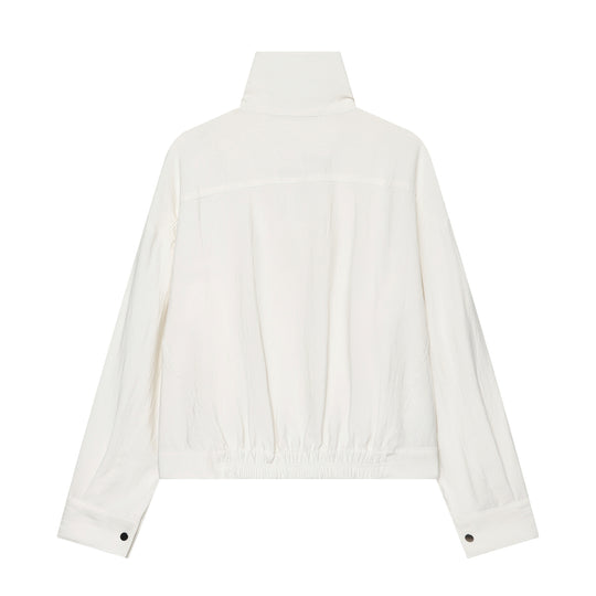 Damen Leichte wattierte Windjacke mit Stehkragen und Polka‑Dot‑Print Nord Taschen