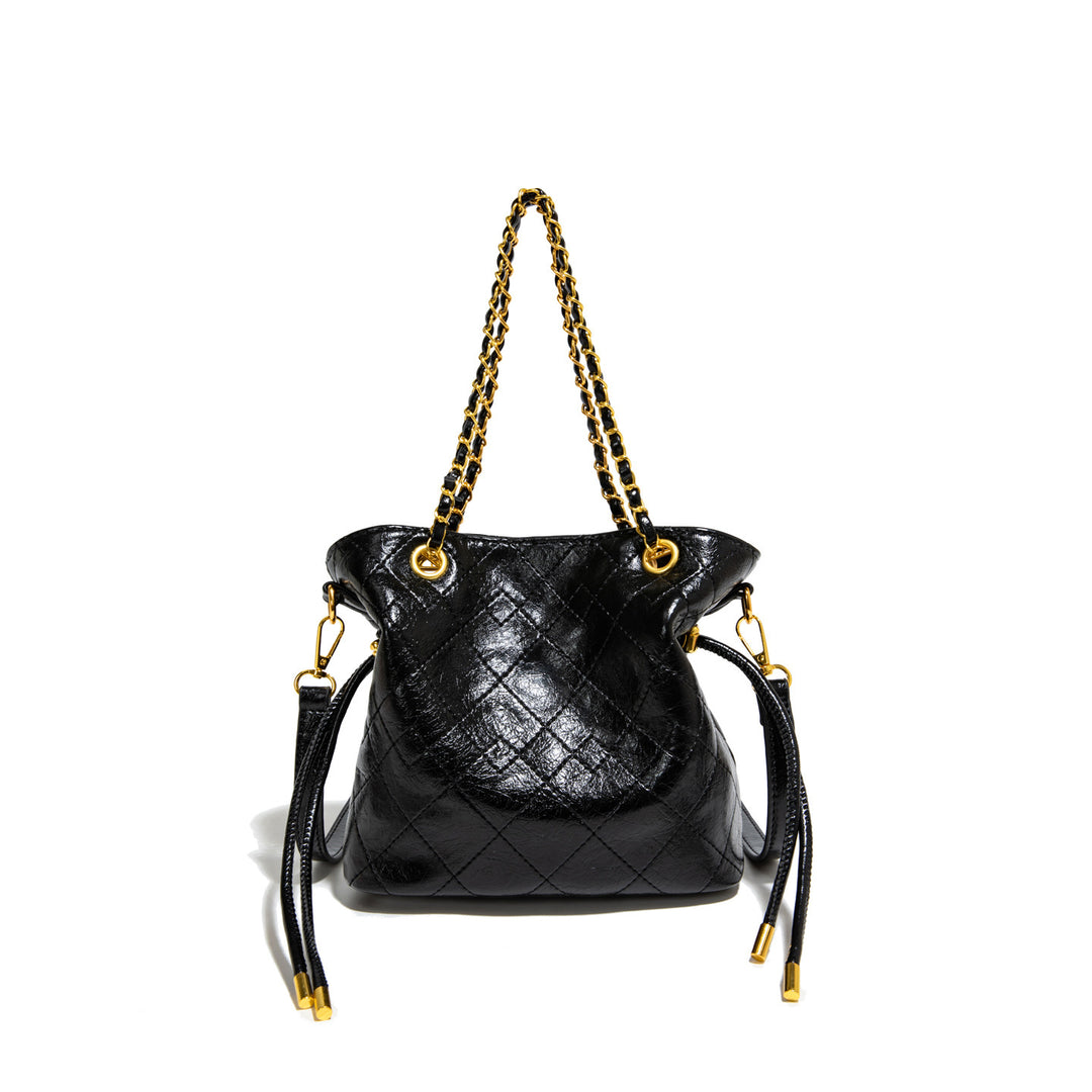 Damen Hobo-Tasche mit elegantem Kettenakzent und strukturierter Oberfläche Nord Taschen