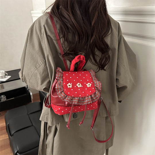 Damen Rucksacktasche mit verspieltem Blumendekor Nord Taschen