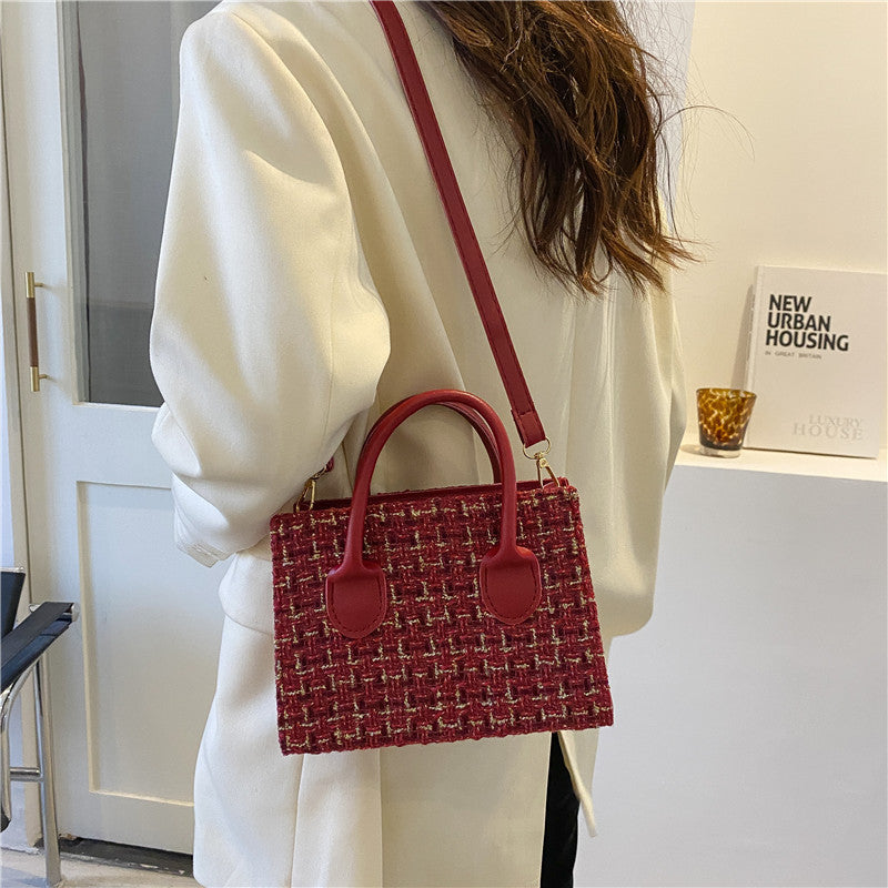 Damen elegant strukturierte Handtasche Nord Taschen