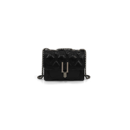 Damen Clutch mit eleganter Steppung und hochwertigem Kettenriemen Nord Taschen