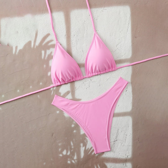 Damen Triangel-Bikini mit verstellbaren BindNord Taschenändern