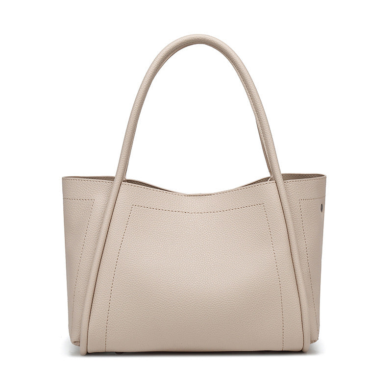 Damen elegante Shopper-Tasche mit strukturiertem Leder Nord Taschen
