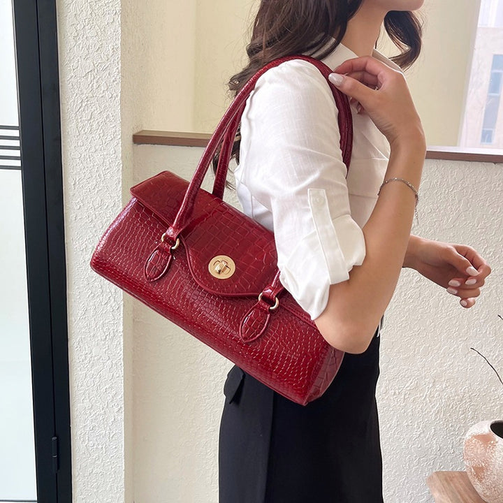 Damen elegante Handtasche im Krokodil-Design Nord Taschen