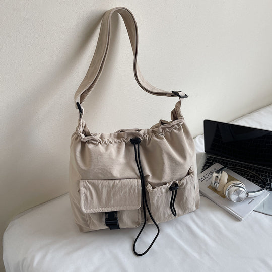 Damen Umhängetasche mit verstellbarem Kordelzug und praktischen Taschen Nord Taschen
