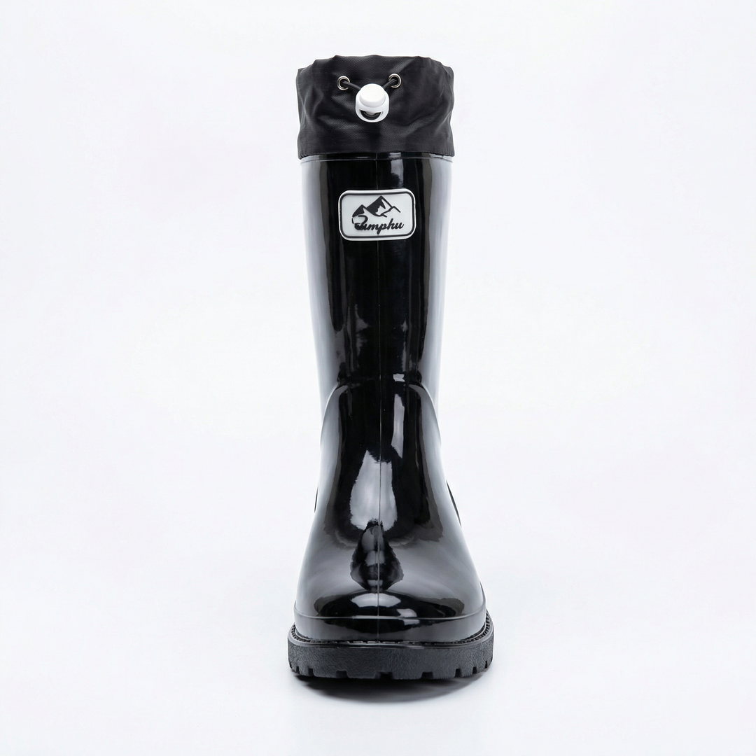 Damen Hochwertige und Stylische Gummistiefel mit Verstellbarem Schnürsystem Nord Taschen