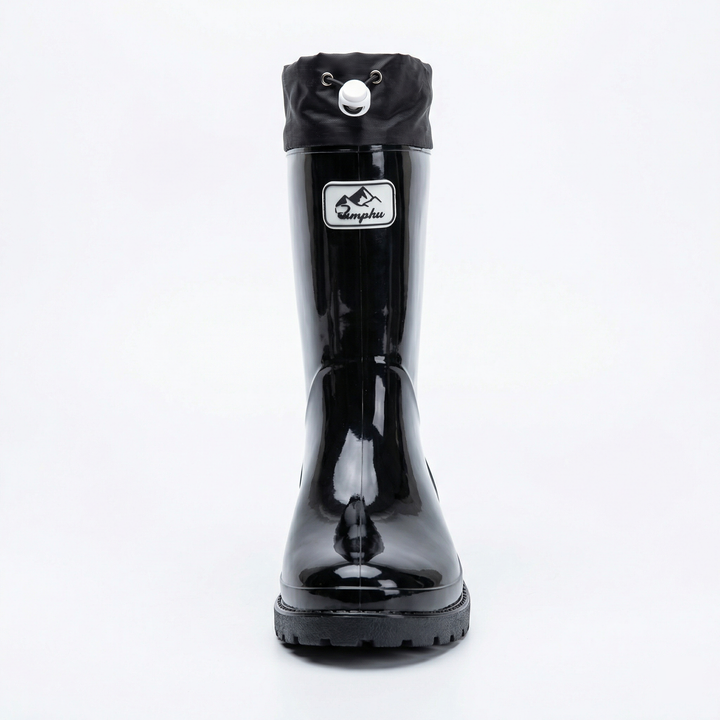 Damen Hochwertige und Stylische Gummistiefel mit Verstellbarem Schnürsystem Nord Taschen