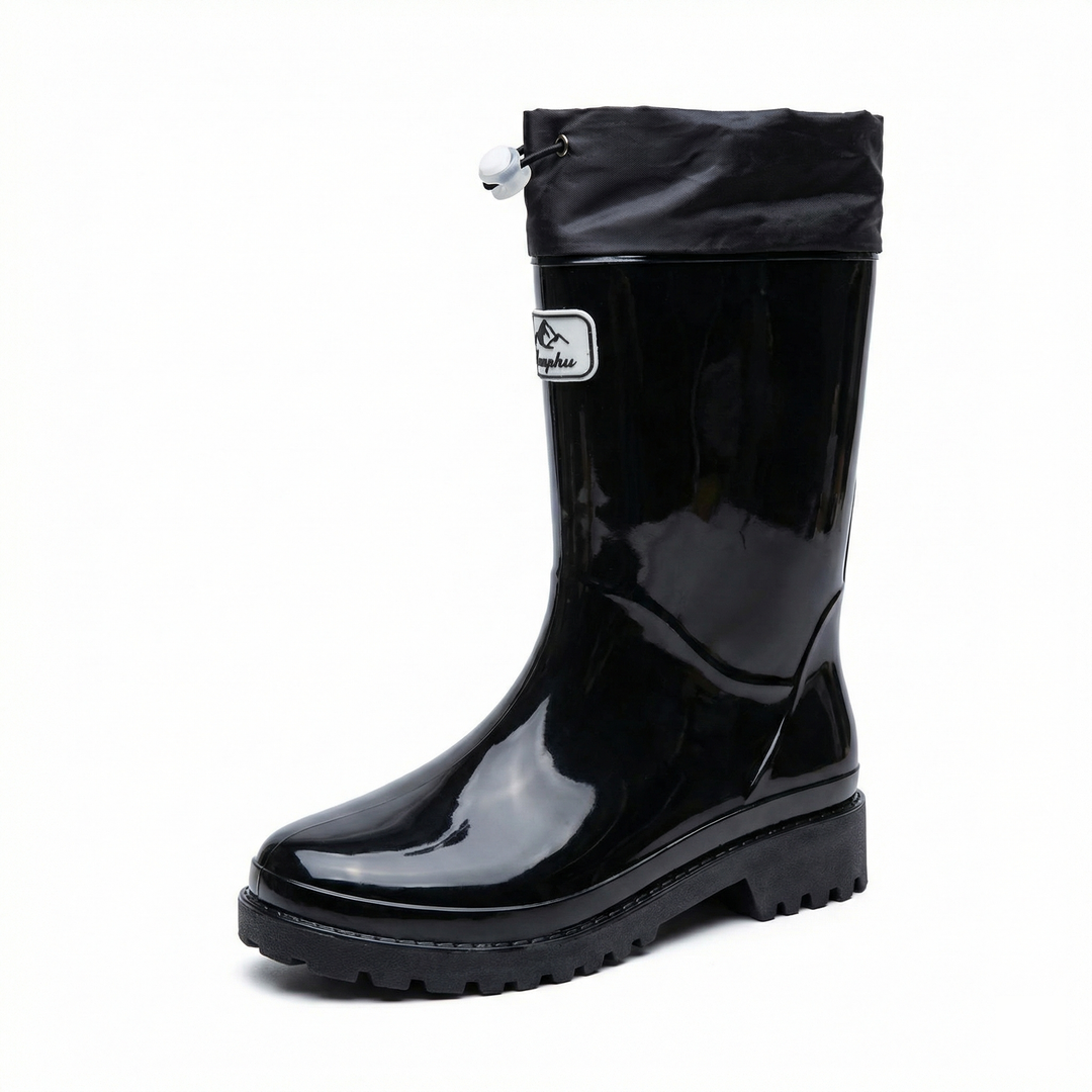 Damen Hochwertige und Stylische Gummistiefel mit Verstellbarem Schnürsystem Nord Taschen