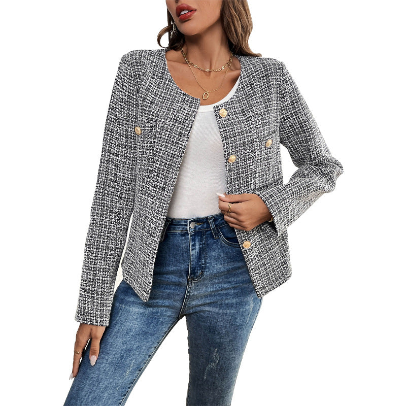 Damen Elegant geschnittene Blazerjacke Nord Taschen