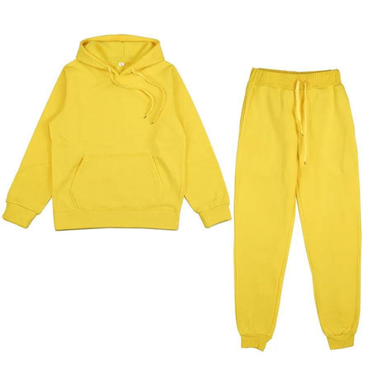 Unisex nan weiches Lounge-Set mit Oversize-Hoodie, taillenhoher Jogginghose und geripptem Knöchelabschluss Nord Taschen