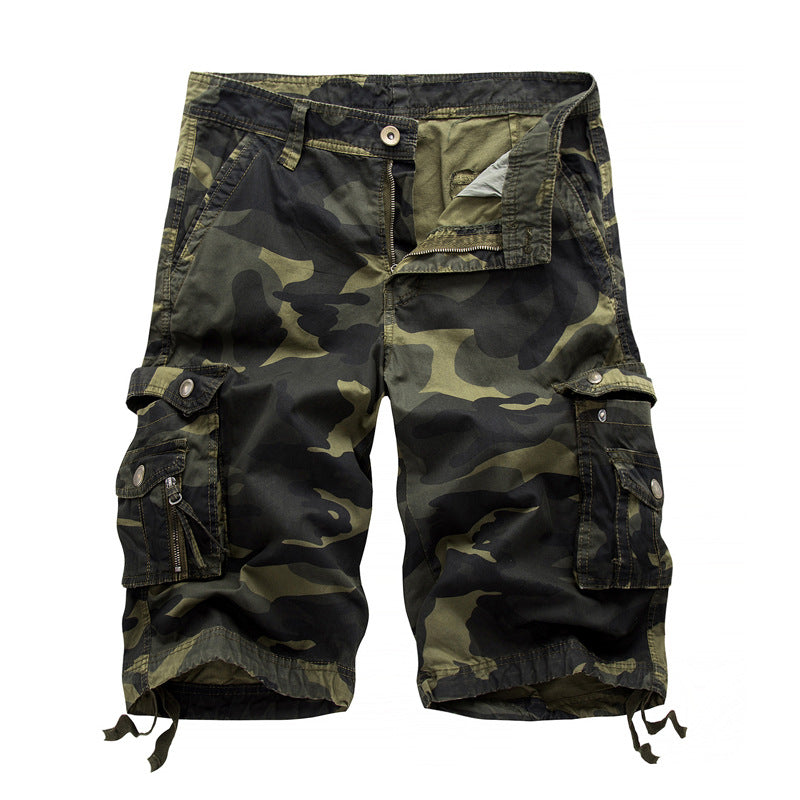 Herren Cargoshorts mit vielseitigen Taschen und Kordelzug Nord Taschen