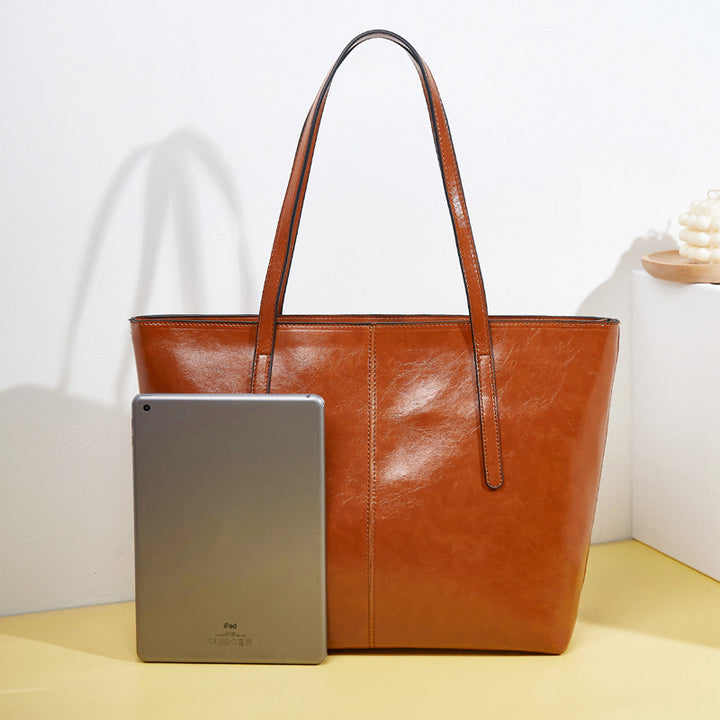 Damen Tote-Tasche aus hochwertigem Leder mit eleganten Akzenten Nord Taschen
