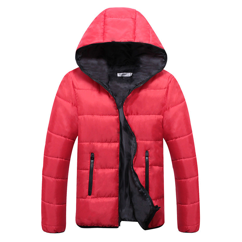 Unisex leichte Steppjacke mit wattierter Isolierung, gefütterter Kapuze und verdeckten Reißverschlusstaschen Nord Taschen