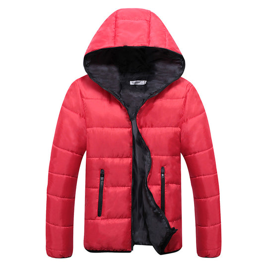 Unisex leichte Steppjacke mit wattierter Isolierung, gefütterter Kapuze und verdeckten Reißverschlusstaschen Nord Taschen