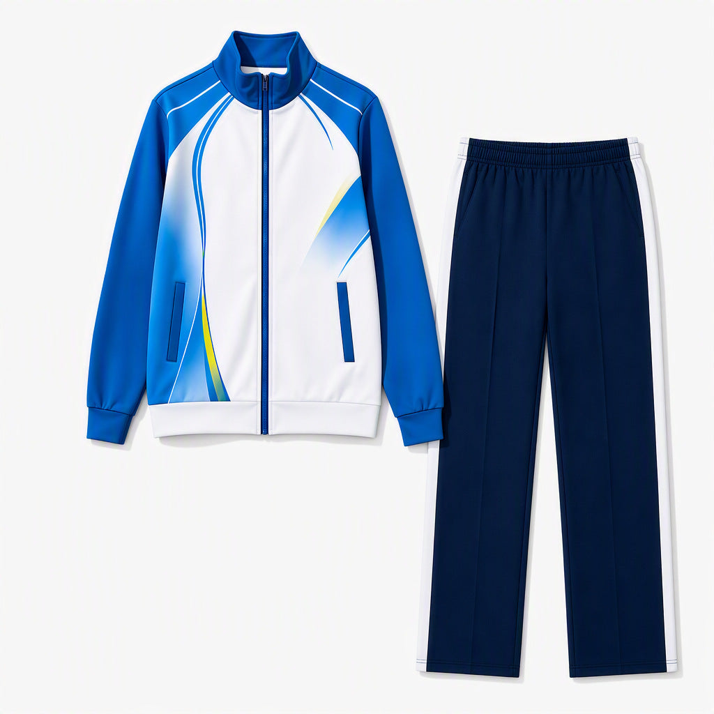 Unisex Badminton-Trainingsset mit Funktionspolo und sportlicher Jogginghose Nord Taschen