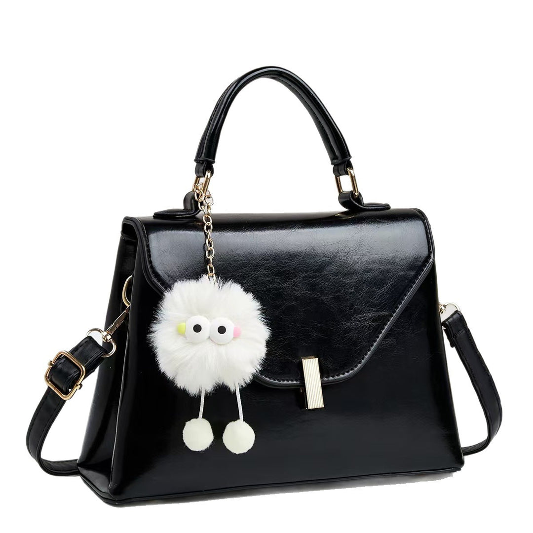 Damen elegante Handtasche mit abnehmbarem Dekor Nord Taschen