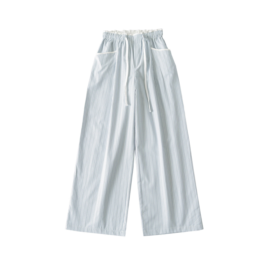 Damen Weite Culotte-Hose mit Tunnelzugbund und aufgesetzten Taschen Nord Taschen