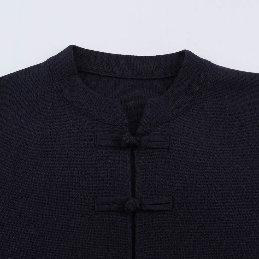 Damen Kurzjacke mit Froschverschlüssen und aufgesetzten Taschen Nord Taschen