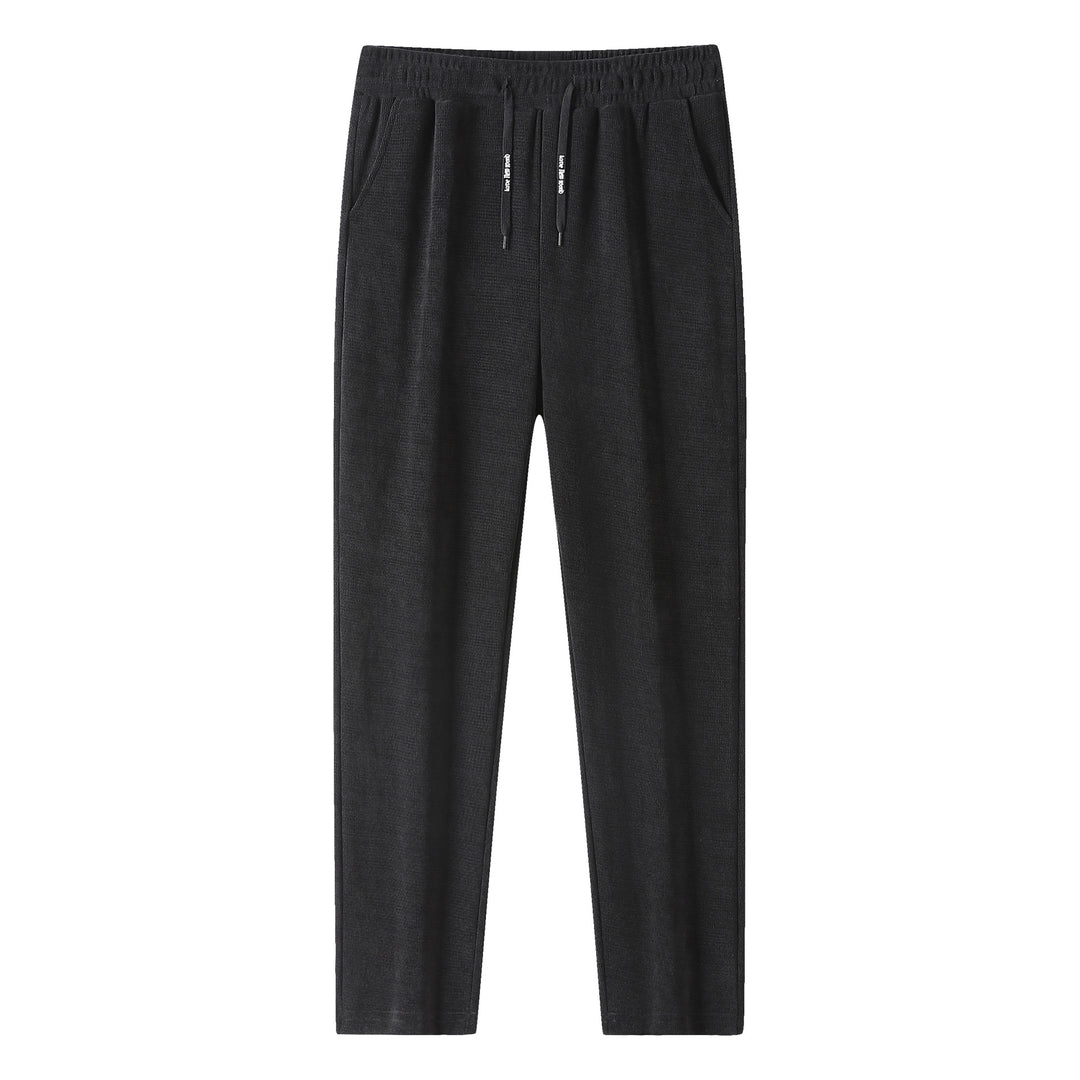 Herren Legere Strick-Jogginghose mit Kordelzug Nord Taschen