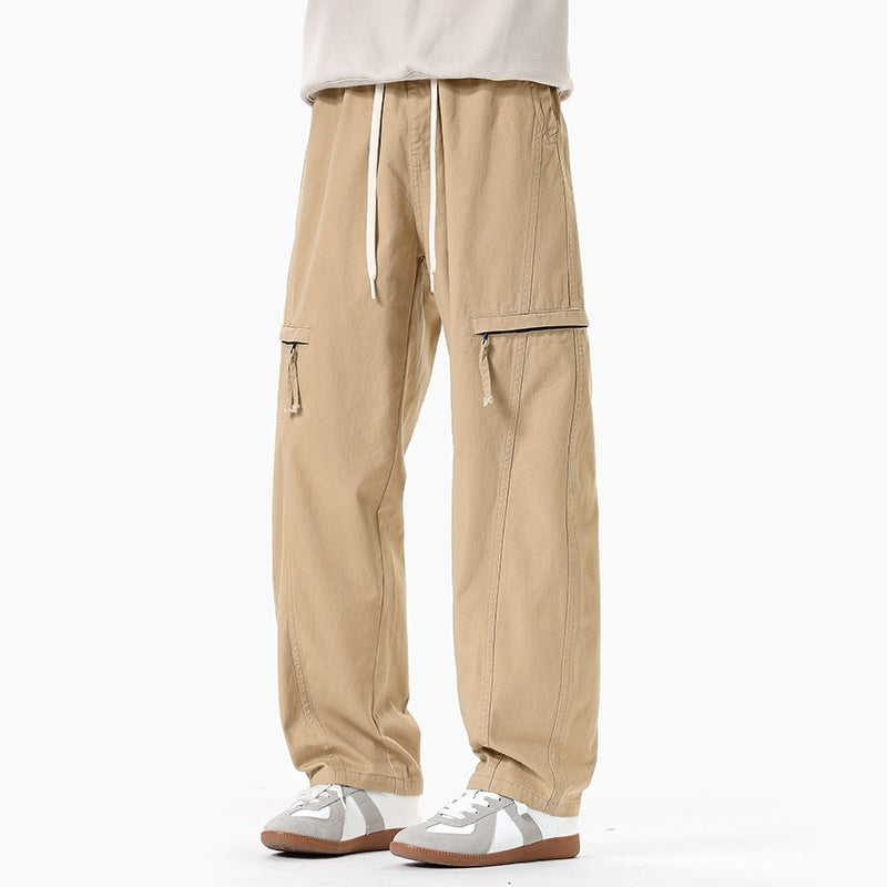 Herren Weite Cargo-Jogginghose im Baggy‑Schnitt mit Kordelbund & Mehrfachtaschen Nord Taschen