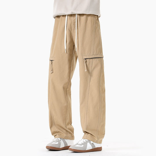 Herren Weite Cargo-Jogginghose im Baggy‑Schnitt mit Kordelbund & Mehrfachtaschen Nord Taschen