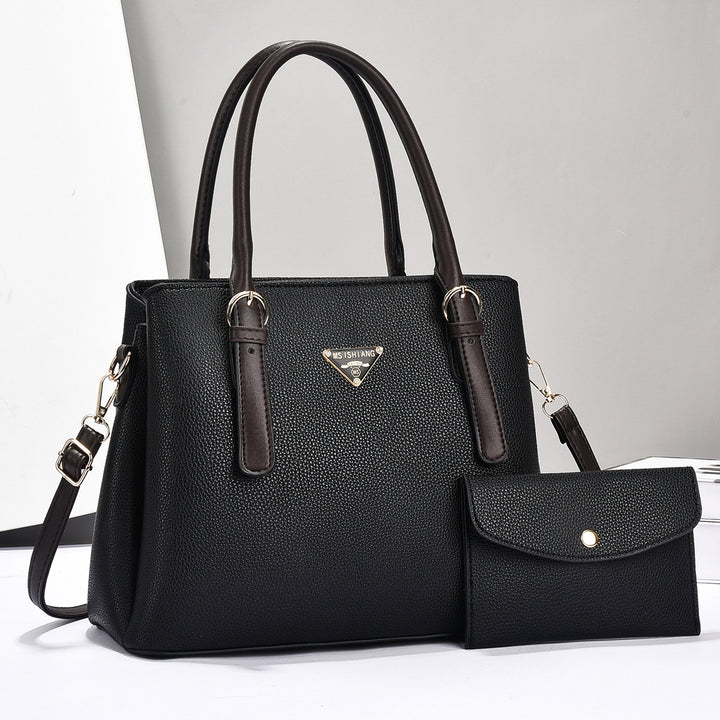 Damen klassische Handtasche mit abnehmbarer Clutch Nord Taschen