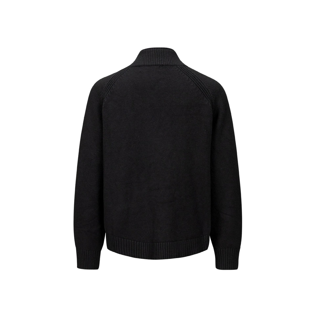 Herren Grobstrick-Cardigan mit Schalkragen und Rippenbündchen Nord Taschen