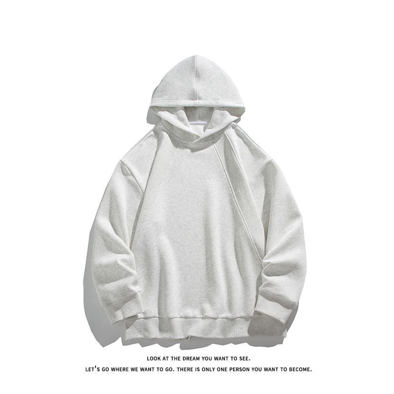 Herren Oversize-Kapuzenpullover mit Raglannähten und minimalistischem Streetwear-Design Nord Taschen