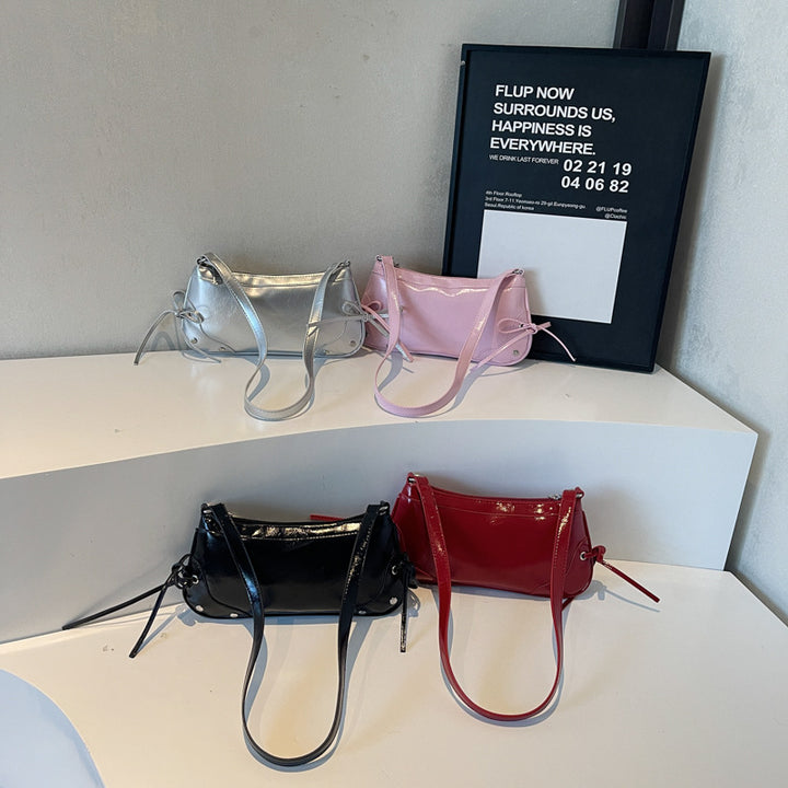 Damen trendige Umhängetasche mit eleganter Schnürung Nord Taschen