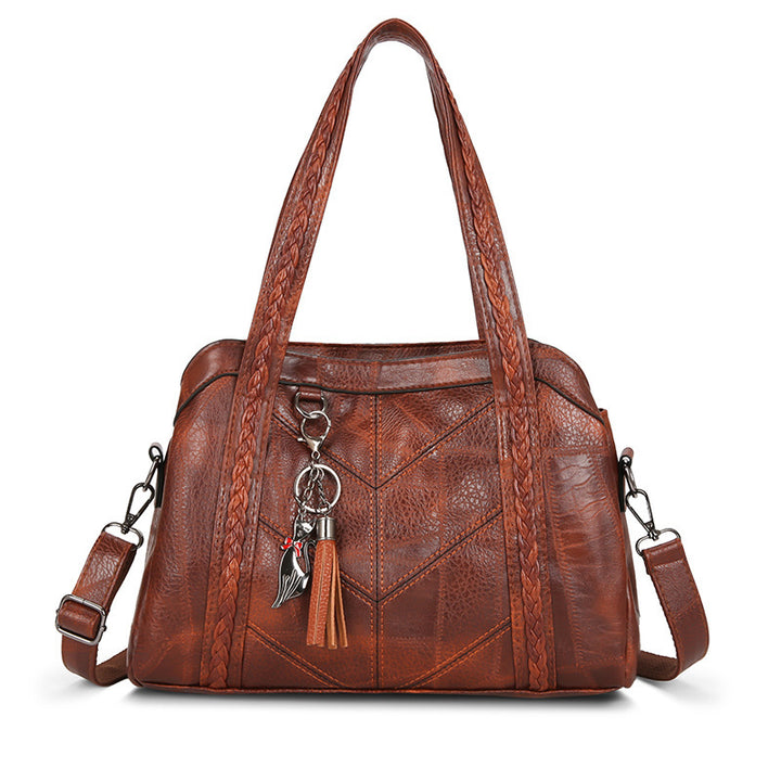 Damen elegante Handtasche mit geflochtenem Design Nord Taschen