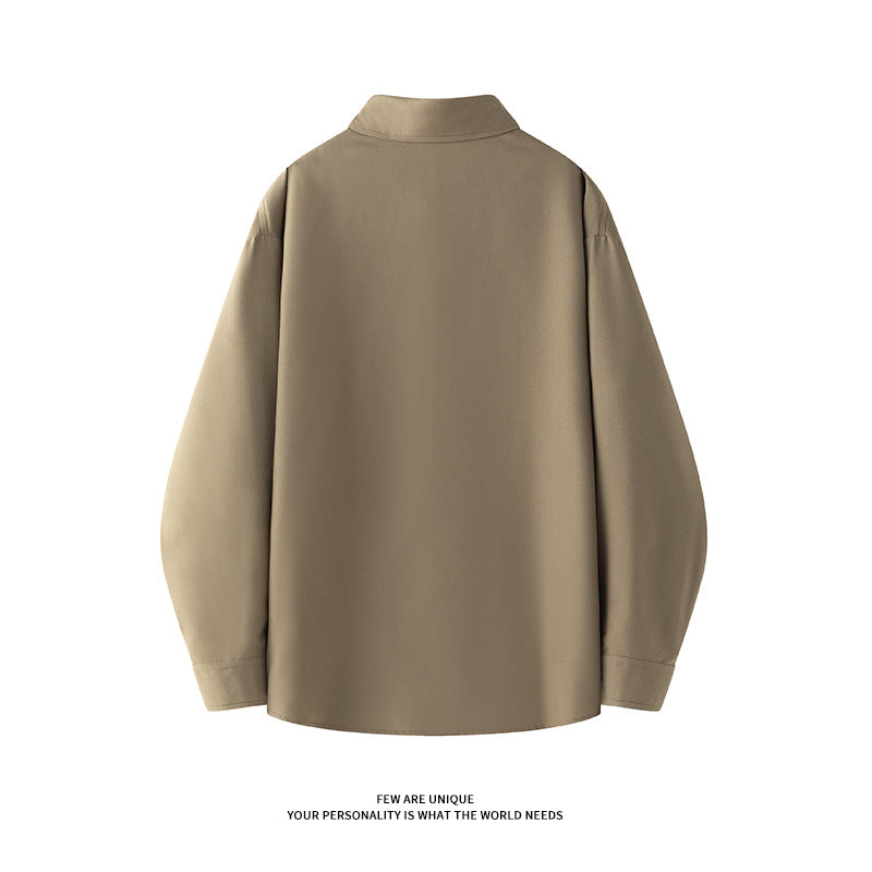 Damen oversized Hemdbluse aus fließendem Viskose-Mix Nord Taschen