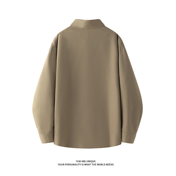 Damen oversized Hemdbluse aus fließendem Viskose-Mix Nord Taschen