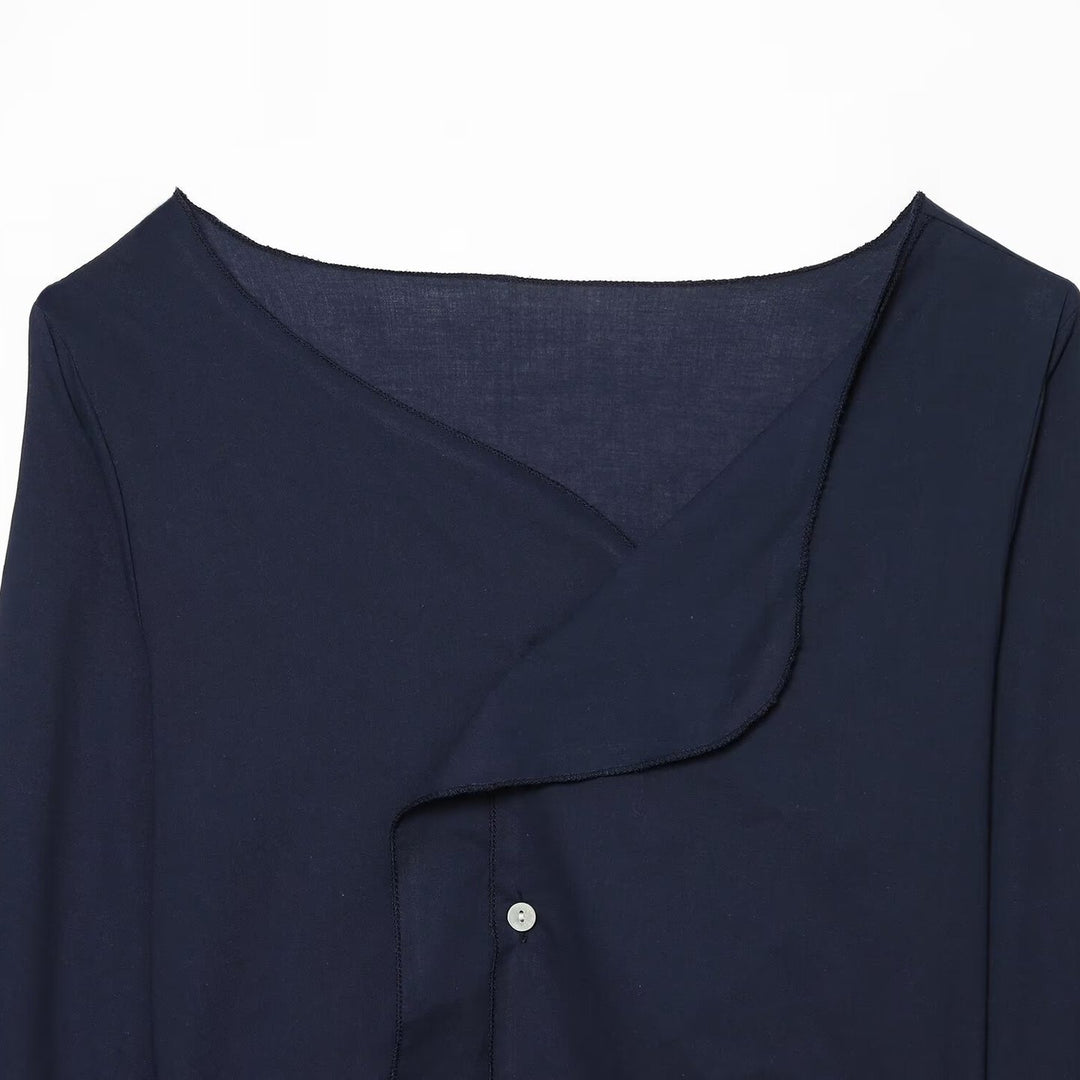 Damen Wickelbluse mit Taillenband, asymmetrischem Saum und Volantkanten Nord Taschen