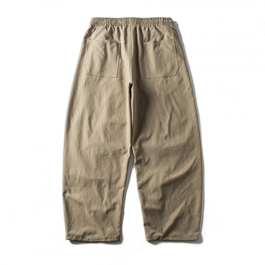 Unisex Weite Cropped-Hose mit Tunnelzug, elastischem Bund und markanten Nahtpaneelen Nord Taschen