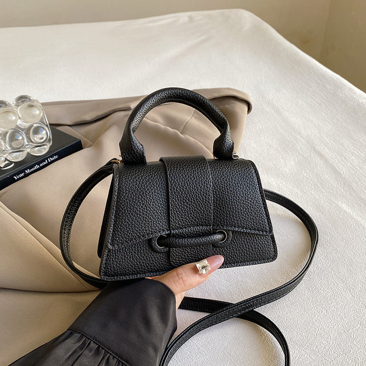 Damen Mini-Schultertasche mit elegantem Knopfverschlussystem Nord Taschen