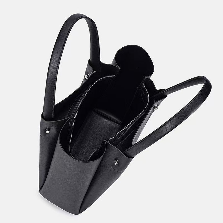 Damen Shopper-Tasche mit stilvollem halbkreisförmigen Design und eleganten Akzenten Nord Taschen