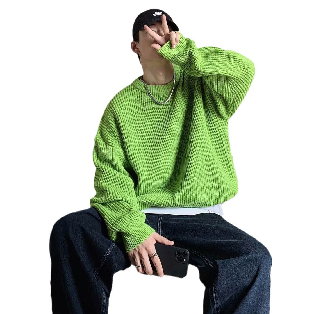 Damen Modischer Grobstrickpullover mit lässiger Passform Nord Taschen