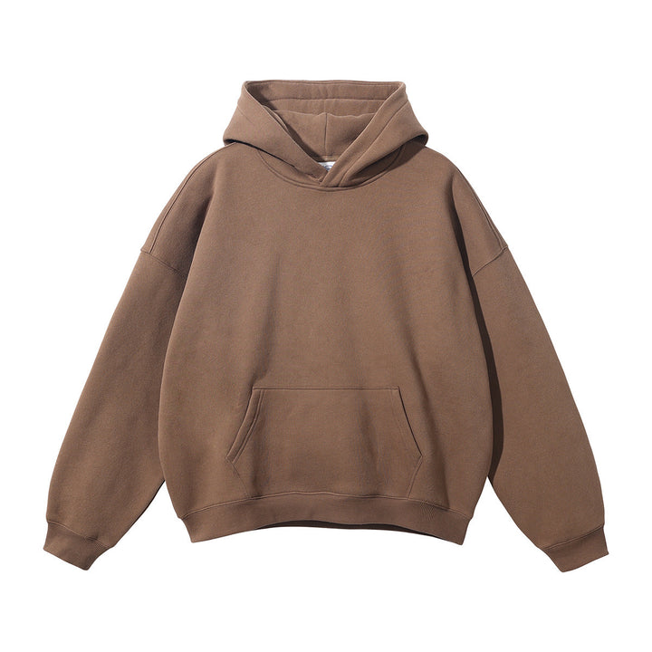 Unisex nan weit geschnittener Kapuzenpullover aus Bio-Baumwolle mit Kängurutasche Nord Taschen