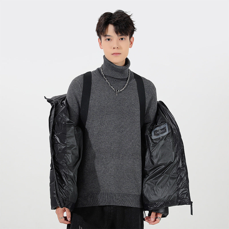 Unisex Wattierte Kapuzenjacke mit Thermo-Isolierung und verstellbarem Saum Nord Taschen