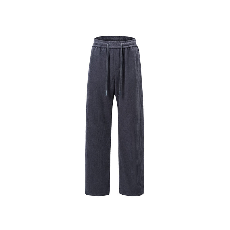 Damen Breit geschnittene Cordhose mit Tunnelzugbund und nachhaltigem Baumwollmix Nord Taschen