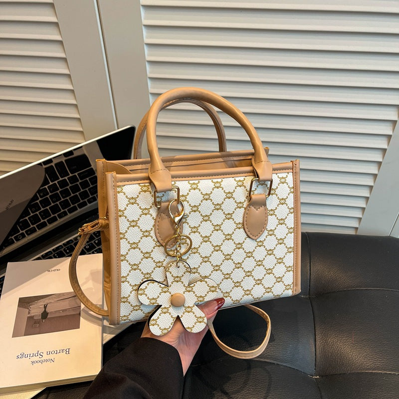 Damen elegante Handtasche im modischen Blumenmuster Nord Taschen