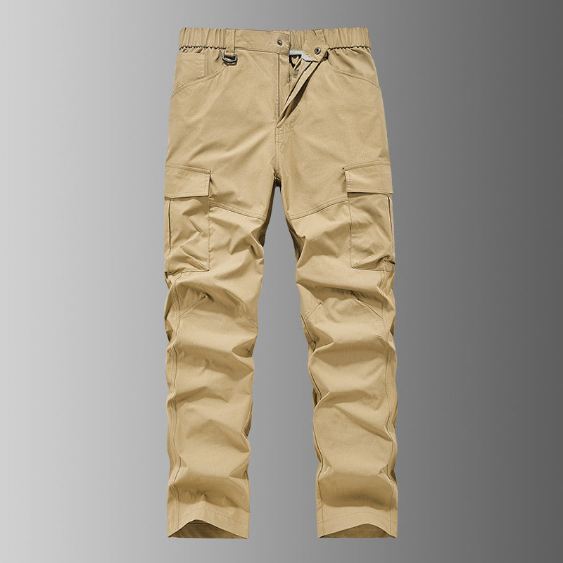 Herren Outdoor-Cargohose mit elastischem Bund, vorgeformten Knien und Multifunktions-Taschen Nord Taschen