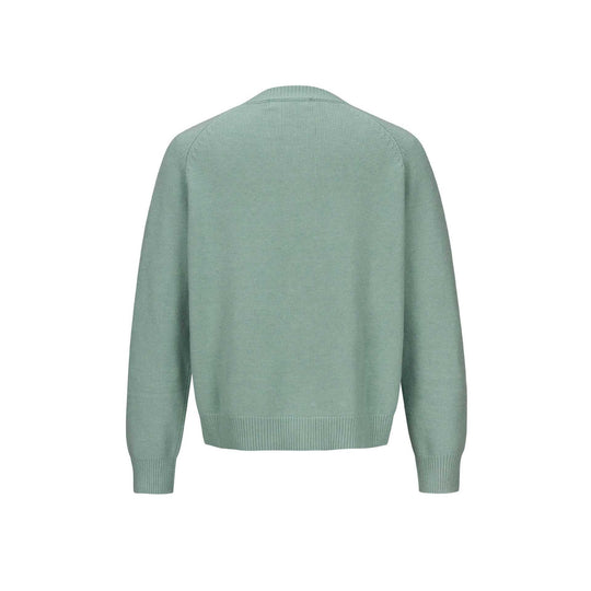Damen Feiner Rundhals-Cardigan mit Raglanärmeln und verdeckter Knopfleiste Nord Taschen