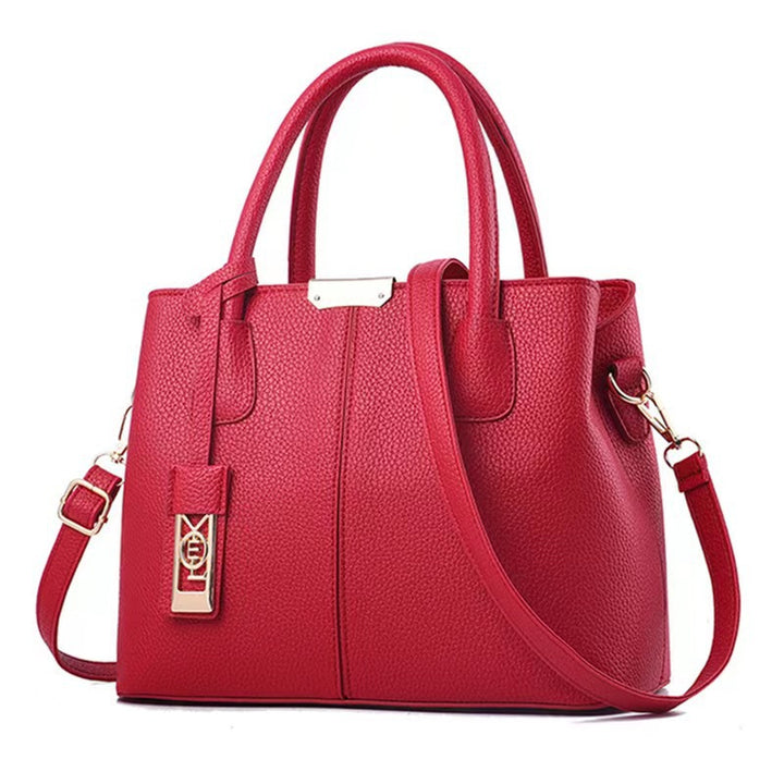 Damen moderne Handtasche mit strukturiertem Design und abnehmbarem Schultergurt Nord Taschen