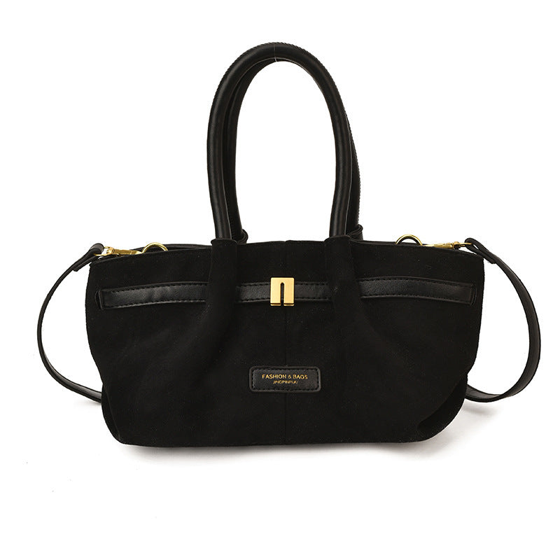 Damen trendige Hobo-Bag aus hochwertigem Wildleder Nord Taschen