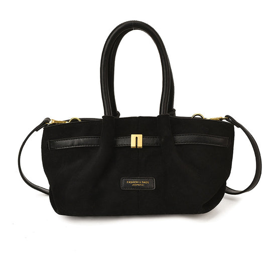 Damen trendige Hobo-Bag aus hochwertigem Wildleder Nord Taschen