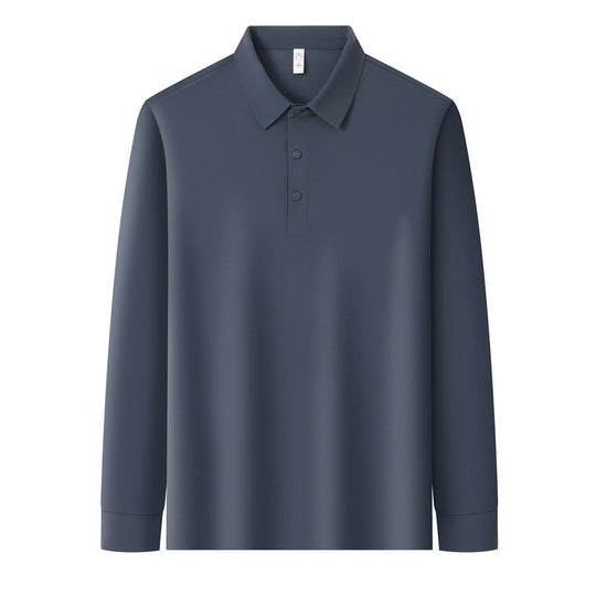 Herren Poloshirt mit langen Ärmeln Nord Taschen