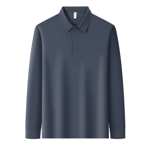 Herren Poloshirt mit langen Ärmeln Nord Taschen
