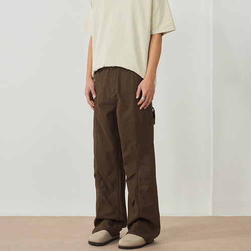 Herren weite Carpenterhose aus Baumwoll-Twill mit Hammerschlaufe und verstärkten Nähten Nord Taschen
